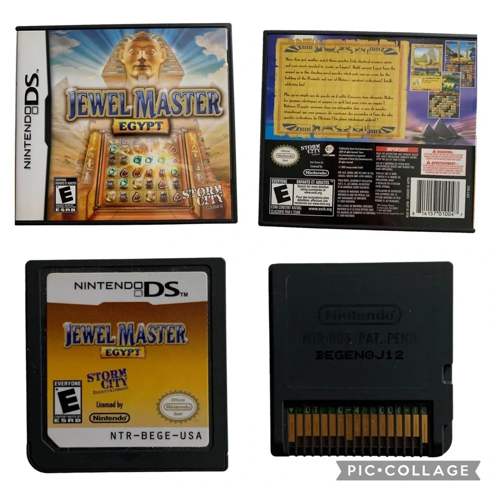 Nintendo DS Jewel Master Egypt Cradle of Athena Hidden Objects‎ Mystery Stories
